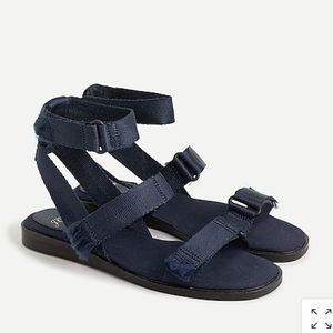 J. Crew Gretchen Navy Blue Sandals size 10